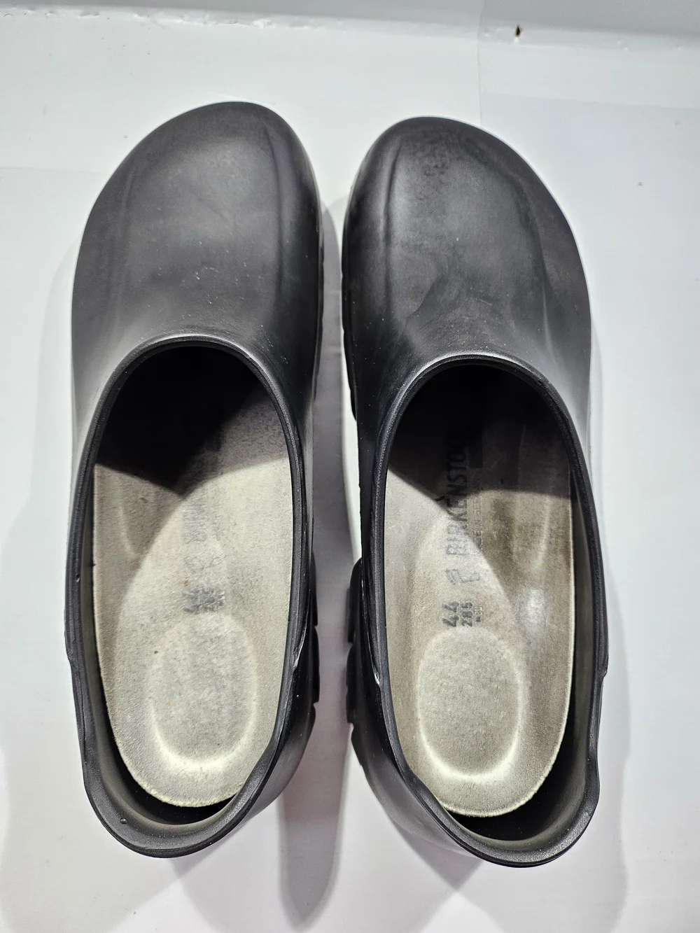 BIRKENSTOCK A640 STEEL TOE POLYURETHANE BLACK CLOG SHOES MEN'S SIZE 11 EU44